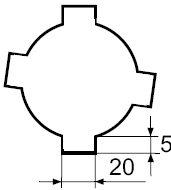PI-510 diş şekli